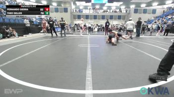 120-130 lbs Rr Rnd 4 - Fernando Sierra, OKC Saints Wrestling vs Theo Gelles, Perry Wrestling Academy