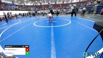 49 lbs Consi Of 4 - Weston Whitehead, Standfast vs Noah Brooks, Comanche Takedown Club