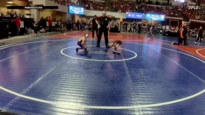 49 lbs Champ. Round 2 - Killian Veysey, Helena Wrestling Club vs Carter Enis, Thermopolis Wrestling Club