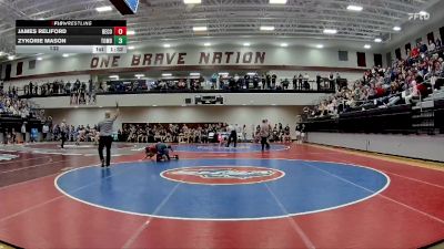 132 lbs Round 1 (16 Team) - James Reliford, Berrien County vs Zykorie Mason, Toombs County