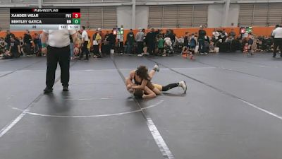 88 lbs Round 3 (6 Team) - Xander Wear, Pursuit WC vs Bentley Gatica, Meridian Maniacs