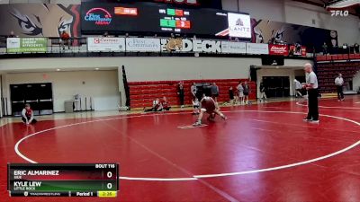 149 lbs Cons. Round 3 - Eric Almarinez, SIUE vs Kyle Lew, Little Rock