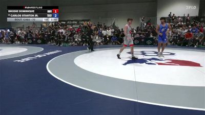 70 lbs Champ. Round 2 - Brodie Dominique, Michigan Wrestling Club vs Carlos Stanton Jr., Tucson Cyclones
