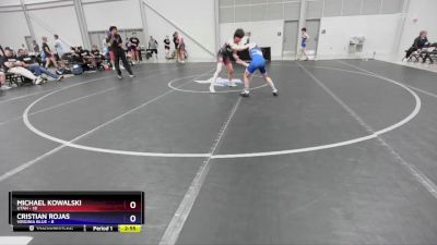 100 lbs Placement Matches (8 Team) - Michael Kowalski, Utah vs Cristian Rojas, Virginia Blue