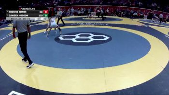 D2-113 lbs Cons. Semi - Bronko Braun, Indian Valley vs Dawsen Hudson, Logan Elm