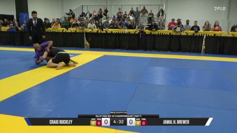 Jamal H. Brewer vs Craig Buckley 2026 Pan IBJJF Jiu-Jitsu No-Gi Championship