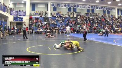 150 lbs Quarterfinal - Cameron Messerschmidt, SYCAMORE vs Ian Grime, ARCHBOLD