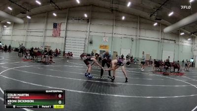 132 lbs Quarterfinal - Colin Martin, Off Da Grid vs Keoni Dickinson, N/A