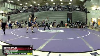 126 lbs Placement Matches (8 Team) - Kaeden Benedict, Homestead vs Connor Bayliss, Indianapolis Cathedral