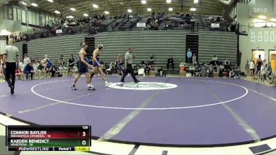 126 lbs Placement Matches (8 Team) - Kaeden Benedict, Homestead vs Connor Bayliss, Indianapolis Cathedral