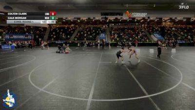 157 lbs Cons. Round 1 - Cale Morgan, Wilmot Union vs Colton Clark, Linn-Mar