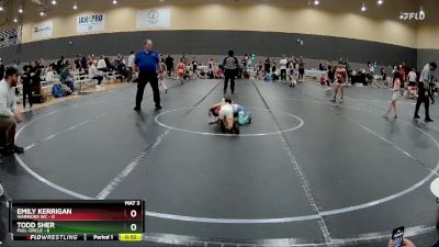 44 lbs Round 4 (10 Team) - Emily Kerrigan, Warriors WC vs Todd Sher, Full Circle