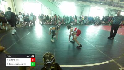 82 lbs Quarterfinal - Blake Cleland, SoCal Hammers vs Braden Schwarzenbach, Mtc