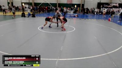 157 lbs Cons. Round 2 - Dominic Scocchera, Eagle Crest Wrestling Club vs Walker Neugebauer, Holly