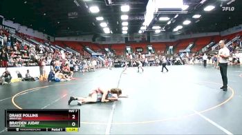 112 lbs Champ. Round 2 - Brayden Juday, Warrior RTC vs Drake Pollins, Brighton