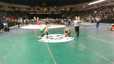 4A 157 lbs Champ. Round 1 - Valentine Popadiuc, St. Pius X vs Victor Dominguez, Moriarty