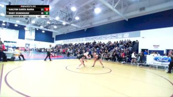 135 lbs Cons. Round 3 - Ruby Dominguez, Mira Costa vs Kailynn Santa Maria, Santa Fe