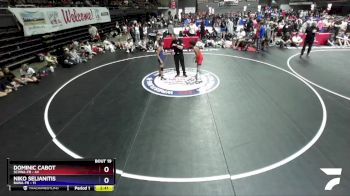 100 lbs Round 3 (16 Team) - Dominic Cabot, SCVWA-FR vs Niko Selianitis, BAWA-FR