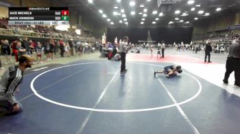 57 lbs Round Of 16 - Jace Michels, Black Fox Wrestling Academy vs Buck Johnson, Resurrection Christian