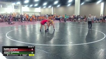 215 lbs Round 9 (10 Team) - Emmitt Fleshman, Alburnett vs Elisha Johnson, Hawkstyle Elite