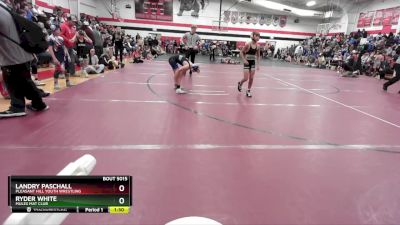 95 lbs Round 2 - Ryder White, Mules Mat Club vs Landry Paschall, Pleasant Hill Youth Wrestling