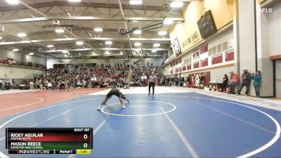 132 lbs Champ. Round 2 - Ricky Aguilar, Poston Butte vs Mason Reece, Hamilton High School