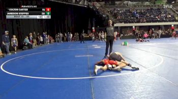 130 lbs Round 2 - Colton Carter, Pinnacle vs Jameson Steffes, Sarbackers Wrestling Academy