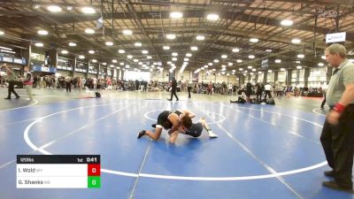 120 lbs Consi Of 32 #2 - Iven Wold, WY vs Gabrial Shanks, MS