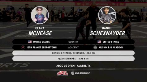 Clara McNease vs Daniel Schexnayder 2024 ADCC Austin Open