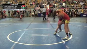 130 lbs Champ. Round 2 - Griffin Garrett SE3, Logan Elm Braves vs Isaac Goodman NE1, North Canton