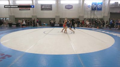 115 lbs Semis - Kinzie Williams, Team Idaho vs Megan Merson