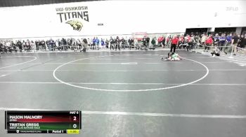 106 lbs Champ. Round 2 - Tristan Gregg, West Allis Nathan Hale vs Mason Malnory, Omro