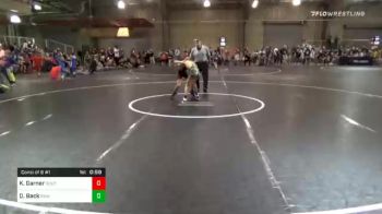 67 lbs Consolation - Karsen Garner, South Central Punishers vs Dawson Back, Raw