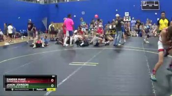 80 lbs Round 2 (4 Team) - Zander Manz, Untouchables Purple vs Jaxon Johnson, Untouchables White