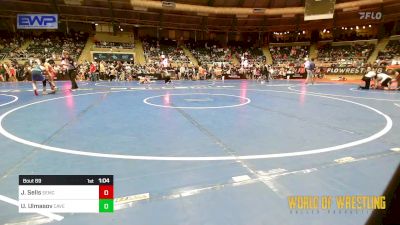 84 lbs Round Of 16 - Jonathan Sells, Salem Elite Mat Club vs Usmon Ulmasov, Caveman Wrestling