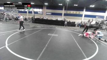 126 lbs Consi Of 16 #2 - Saxon Bristol, Flow Academy HI vs Edwin Jr. Flores, Socal Grappling