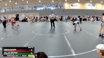 64 lbs Round 5 (6 Team) - Arman Bassiri, Capital City WC vs Kellan Winters, Brawler Elite