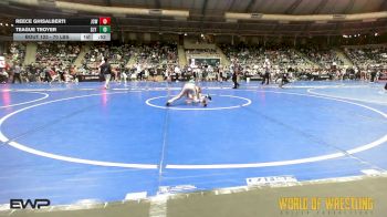 70 lbs Consi Of 16 #1 - Reece Ghisalberti, Jackson County Wrestling Club vs Teague Troyer, Sly Fox