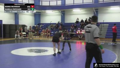 165 lbs Round 2 (4 Team) - Gianna Wilkinson, Mount Olive/Randolph vs Isabel James, Vernon Township