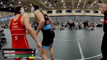 120 lbs Round 3 (8 Team) - Ryder Owen, Richmond WC vs Caden Acuff, Crossroads Wrestling