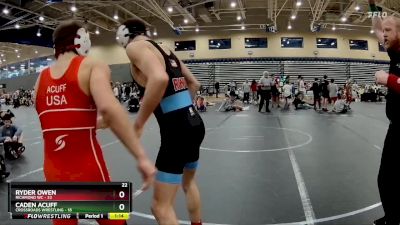 120 lbs Round 3 (8 Team) - Ryder Owen, Richmond WC vs Caden Acuff, Crossroads Wrestling