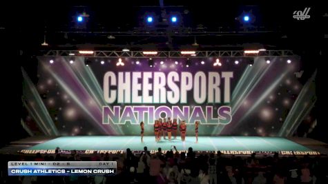 Crush Athletics - Lemon Crush [2026 L1 Mini - D2 - B Day 1] 2026 CHEERSPORT National All Star Cheerleading Championship