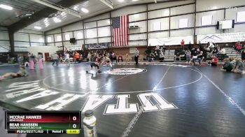 95 lbs Cons. Round 2 - Bear Hanssen, Wasatch Wrestling Club vs McCrae Hawkes, Bear River