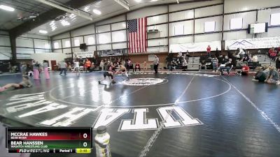 95 lbs Cons. Round 2 - Bear Hanssen, Wasatch Wrestling Club vs McCrae Hawkes, Bear River