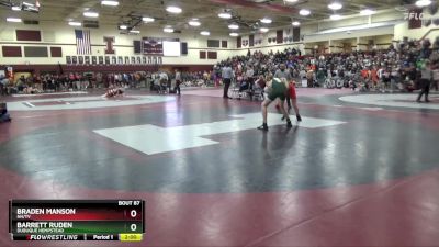 JV-22 lbs Quarterfinal - Barrett Ruden, Dubuque Hempstead vs Braden Manson, NH/TV