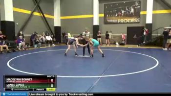 100 lbs Round 3 (6 Team) - Lanee Lange, Western Iowa Alpacas vs Madelynn Bohnet, Nebraska Vipers Red