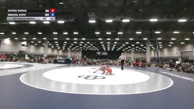 79-83.6 lbs 1st Place Match - Savina Burgo, Commandos Wrestling Academy vs Bristol Pope, Ohio