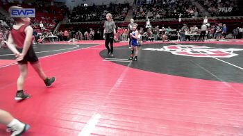 46 lbs Quarterfinal - Carsen Lacy, Miami Takedown Club vs Caulyer Cassity, Barnsdall Youth Wrestling