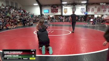 Bracket 9 lbs 5th Place Match - Emrie Charbonneau, Fort Madison Wrestling Club vs Journee Fuller, Fort Madison Wrestling Club