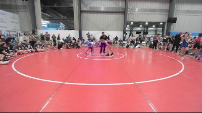 43 kg Quarterfinal - Brooklyn Henry, PA West Black vs Kenlynn Nau, WOW